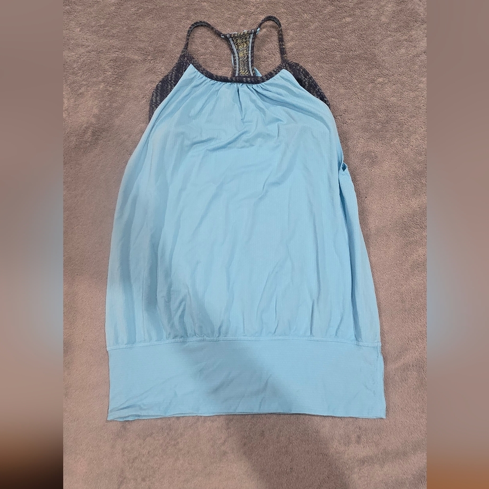 Lululemon No Limits Tank Blue Tropics Wee Are From Space Blue Tropics Size 2